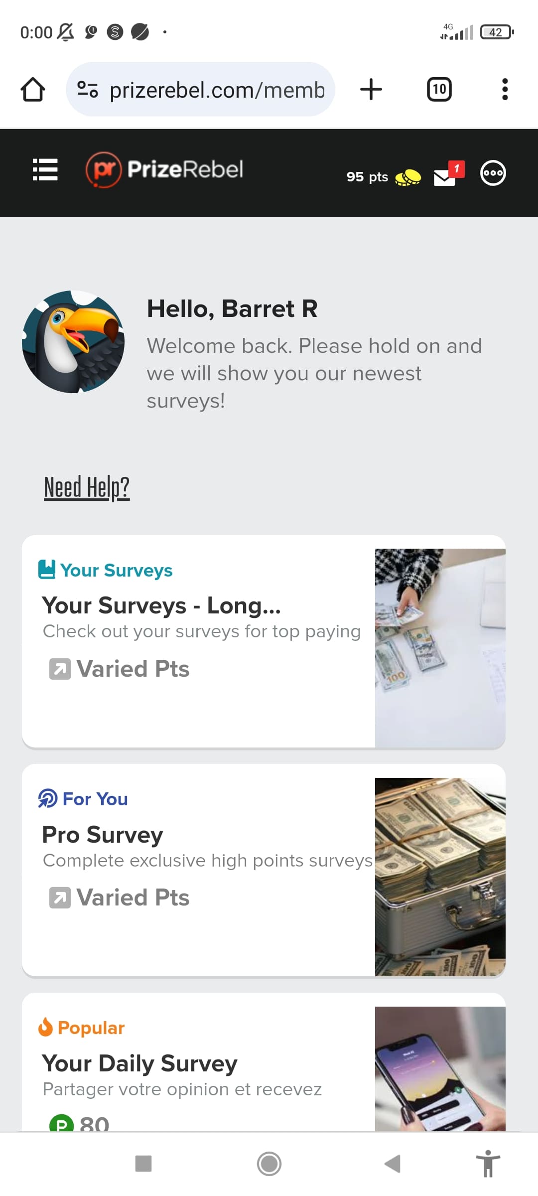 Parrainage Prize rebel