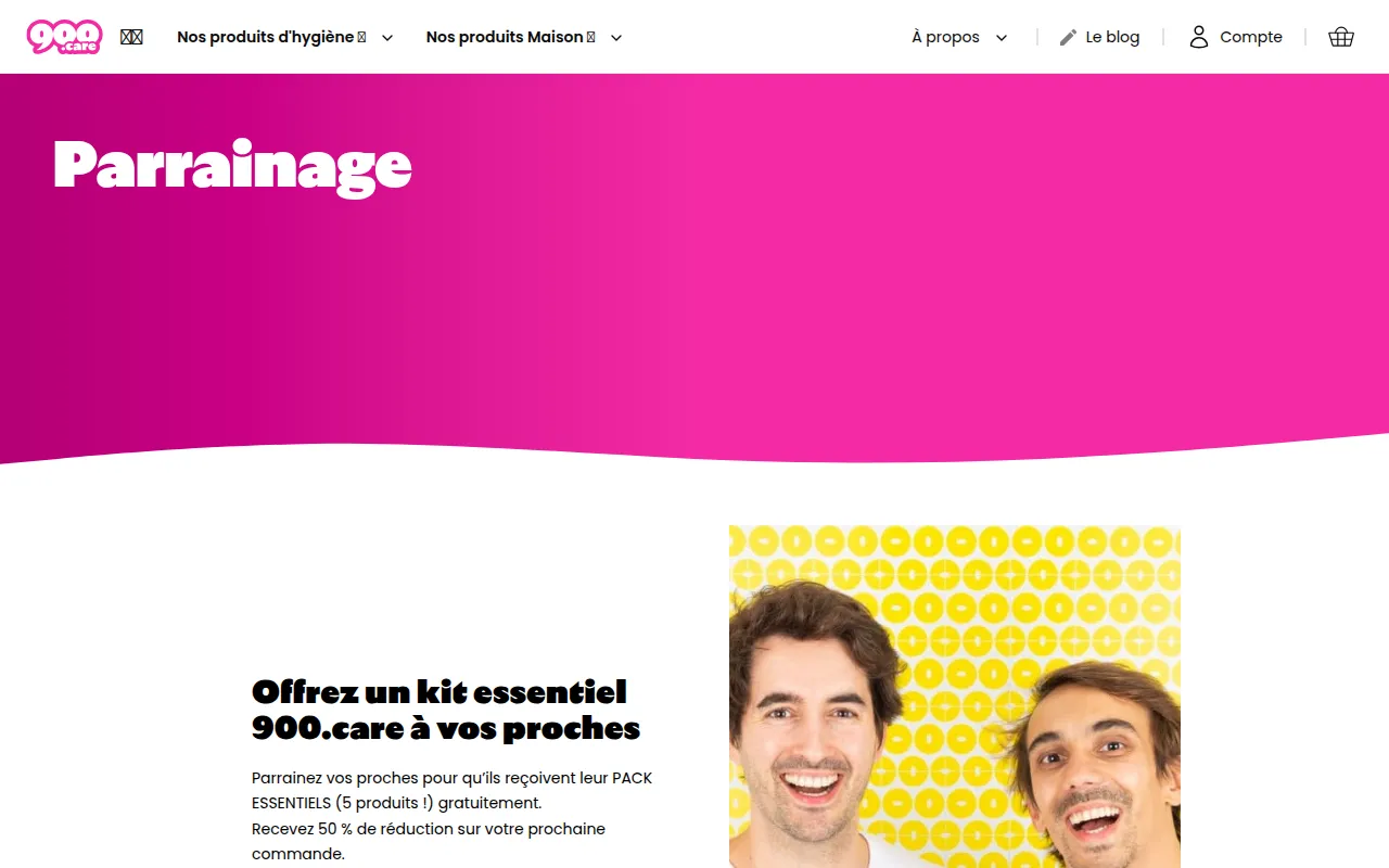 Aperçu du programme de parrainage 900.care