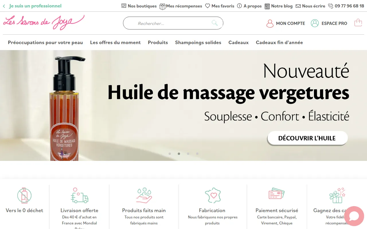 Aperçu du programme de parrainage Les savons de Joya