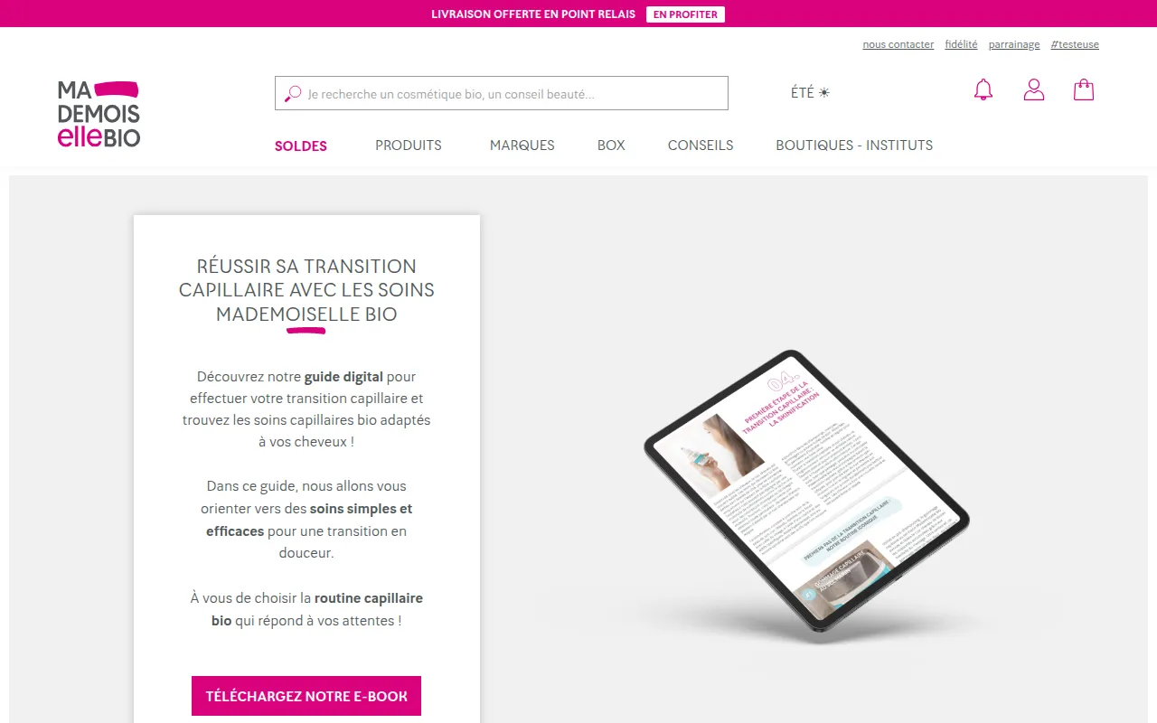 Aperçu du programme de parrainage Mademoiselle Bio