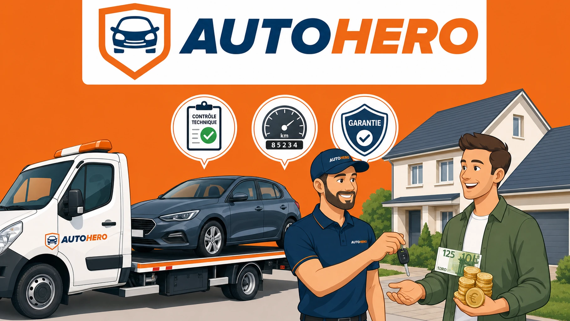 Acheter une voiture d'occasion et gagner 125 € : le parrainage AutoHero décrypté en 2026