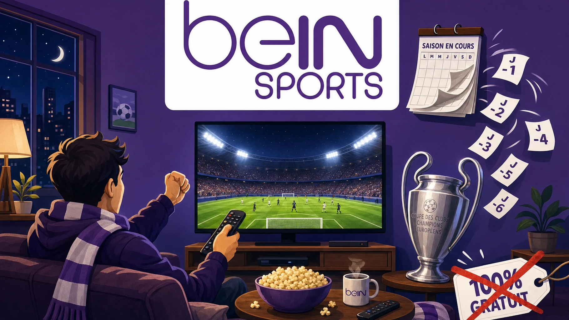 Regarder la Ligue des Champions sans payer : le parrainage beIN Sports offre jusqu’à 6 mois gratuits en 2026