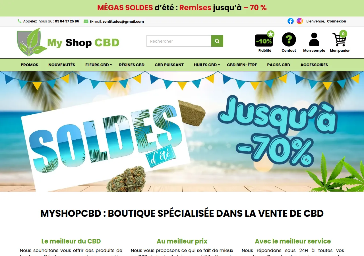 Page My Shop CBD