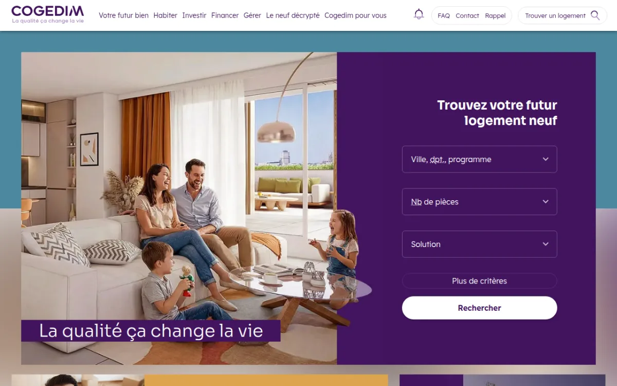 Page parrainage Cogedim