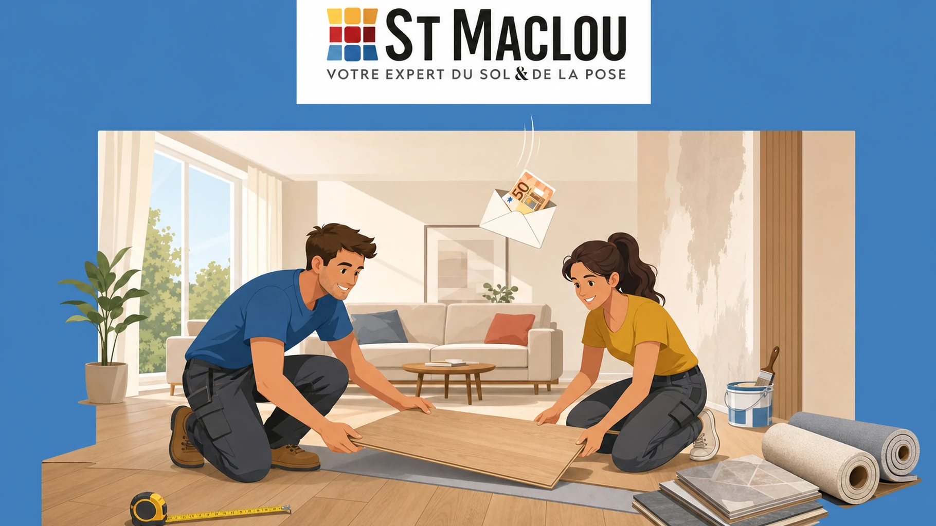 Refaire vos sols pour moins cher : le parrainage Saint Maclou rapporte 50 € par filleul en 2026