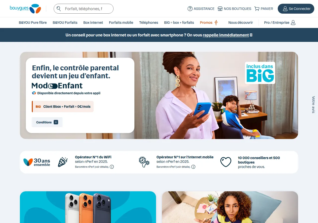 Page Bouygues Telecom