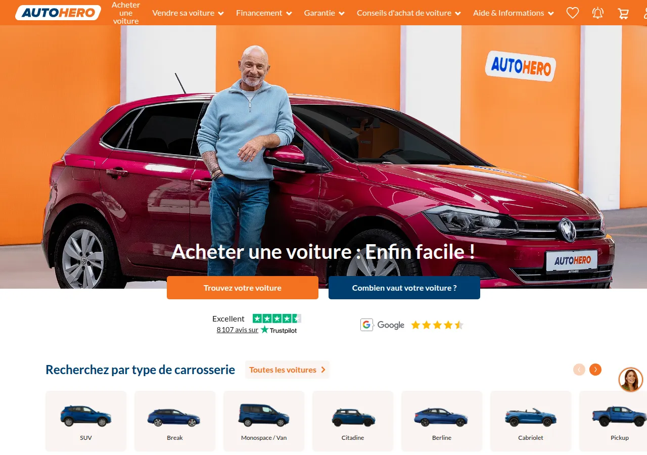Page AutoHero