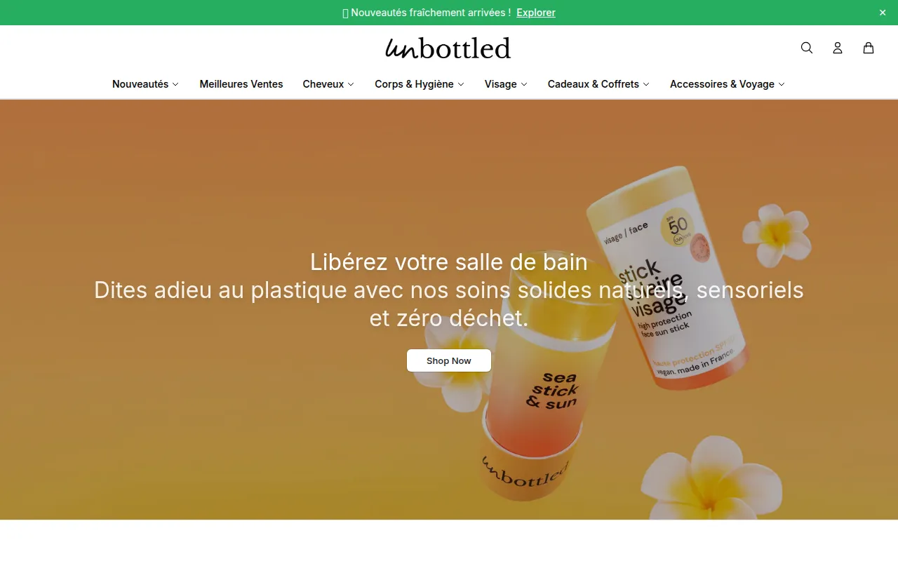 Aperçu du programme de parrainage Unbottled